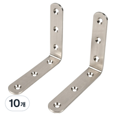 MONESPACE 不鏽鋼層架托架 小 100 x 100 mm, 單一顏色, 10個