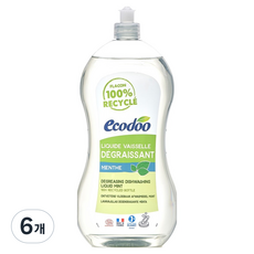 ecodoo 廚房洗潔精 薄荷, 1L, 6個