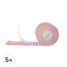 전신 근육 테이핑 테이프 베이지, 1개입, 5개