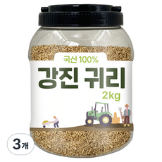 대구농산 국내산 강진 귀리쌀 통, 2kg, 3개