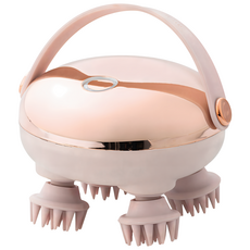 YUNMI 無線防水乾濕兩用頭部電動按摩器, 金色, GX-610