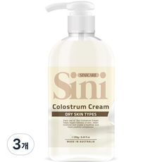 시니케어 시니 콜로스트럼 크림, 250g, 3개