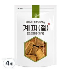 자연초 코르크층제거 계피 절, 300g, 4개
