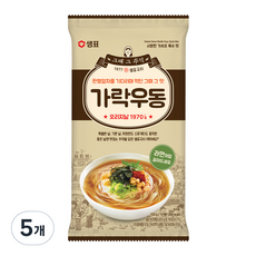 샘표 가락우동, 103g, 5개