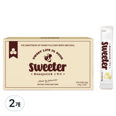 Beemaster Sweeter 洋槐蜂蜜棒 10入, 2個, 100g