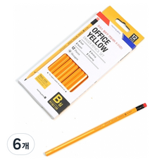 morning glory 3000 辦公室鉛筆 B, 黃色, 72個