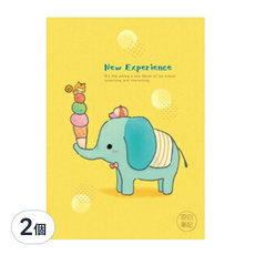 珠友文化 特 A5 空夾 20孔, 2個, 冰淇淋象