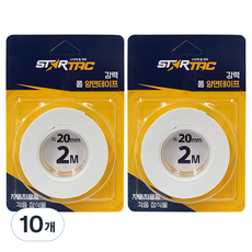 STARTAC 강력 폼 양면 테이프 2m ST-033, 10개