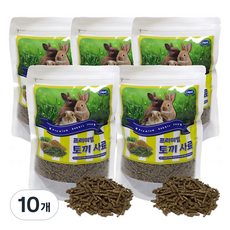 리아펫 프리미엄 토끼 사료, 700g, 10개