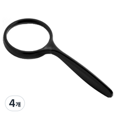 동아피엠에스 글라스 확대 돋보기 3배율 50mm, 4개