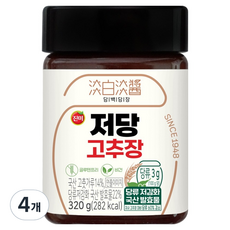 Jinmi Foods 清淡低糖辣椒醬, 320g, 4個