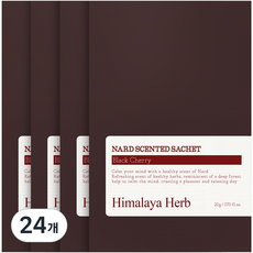 NARD 衣櫥香氛袋, 24個, 20g, 黑櫻桃