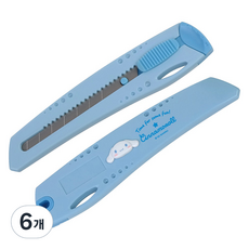 바이하츠 시나모롤 컷터칼 대 SCT-L, 하늘, 6개