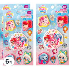 奇妙萌可 神秘 第三彈 軟軟貼紙, 組合, 6個