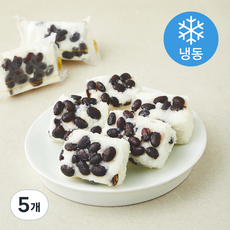 해아람 서리태 우유 설기 (냉동), 85g, 5개, 5개입