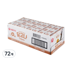 서울우유 달고나 우유, 190ml, 72개