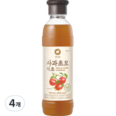清淨園 蘋果醋, 500ml, 4個