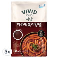 VIVID KITCHEN 低糖麻辣炒年糕醬, 100g, 3個