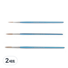 화홍 세필붓 337R 3종 세트, 1, 2, 3, 2세트