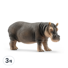 schleich 史萊奇 河馬公仔 SL14814, 3個