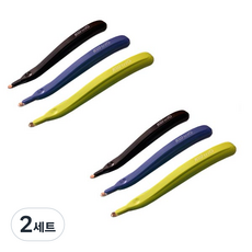 布魯馬托 簡約磁吸除針器 拔釘器 SRM003 3色 x 2入組, 黑色, 藍色, 綠色, 2套