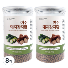헬로우그린 여주 돼지감자 환 통, 300g, 8개