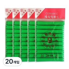 三和美工 陶瓷燙髮捲 9號 10p, 單一顏色, 20個