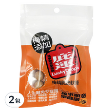 梅子夢工廠 庇運 梅精脆皮軟糖, 2包, 40g