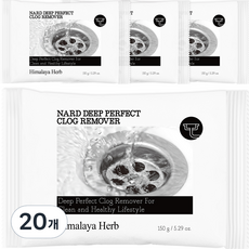 부케가르니 나드 딥 퍼펙트 배수구 클리너, 150g, 20개