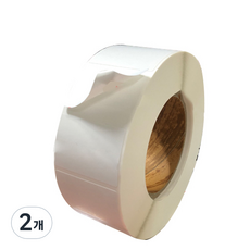 바코드뱅크 감열라벨지 8 x 8 cm, 1000칸, 2개