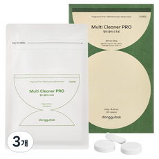 동구밭 텀블러 발포 세정 타블렛 멀티 클리너 프로, 240g, 3개