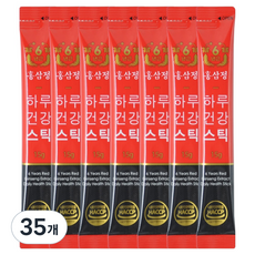 Hongsamjong 6年根每日健康條, 15g, 35個