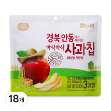 Arumchan 蘋果脆片, 20g, 18個