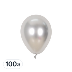 Sempertex Reflex 氣球 13公分, 銀色, 100個