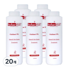 본코스메틱 퍼펙트퓨전 헤어칼라크림 염색용 산화제 9%, 20개