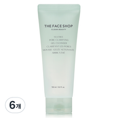 더페이스샵 티트리 포어 클래리파잉 젤 클렌저, 6개, 150ml