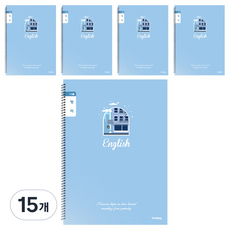 아이비스 초등 슬림 영어 남 좁은칸 노트 12381, 횡단보도, 15개