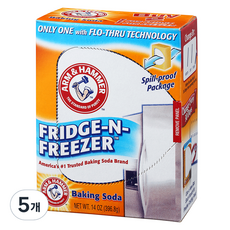 ARM&HAMMER 冰箱冷凍庫兩用小蘇打冰箱除臭劑, 5個, 396.8g