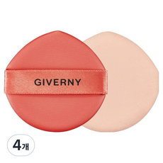 GIVERNY 貼膚氣墊粉撲, 4個, 遮瑕