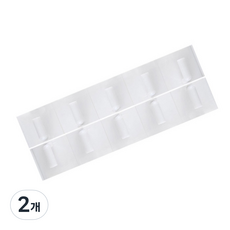 바르나 분리형 일자 네일팁 스탠드, 화이트, 2개