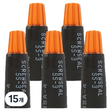 GiAnTLOK 捷諾克 螺絲密封電線連接器 橘色 SS-3, 15個