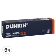 던킨도너츠 디카페인 블렌드 캡슐커피, 5g, 20개입, 6개