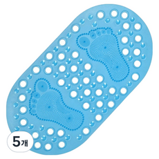 Poten-kit 實用方便腳底按摩墊 68 x 37 cm, 5個, 藍色