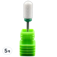 BABLIE 美甲磨甲機專用鎢鋼磨頭, 圓頭C(7-18), 5個