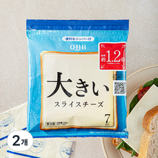QBB 큰 슬라이스 치즈, 126g, 1개입, 2개
