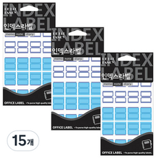 쁘띠팬시 보호견출지 F105, 15개, 청색