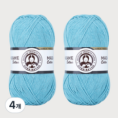 DIKTAS Madame棉紗壓克力混紡針織線 2入, 16. 水族, 4個