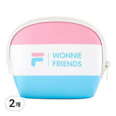 FILA 斐樂 WONNIE FRIENDS餃子收納包, 萊尼, 2個