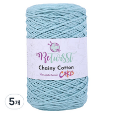 마마니트 체이니코튼 뜨개실, 713 인디민트, 5개