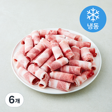 돌돌말이 만능 대패 삼겹살 (냉동), 6개, 1kg